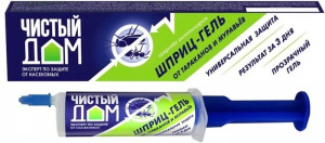 Гель Чистый Дом шприц-20мл универс. (от тараканов, сад. и дом. муравьев) купить