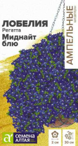 Лобелия Регатта Миднайт Блю ампельная купить