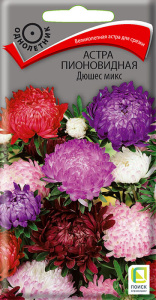 Астра Дюшес микс пионовидная купить