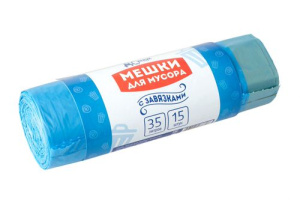 Мешки 35л д/мусора с ЗАВЯЗКАМИ  купить