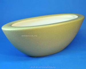 Кашпо Ладья 9л муар.зол. купить