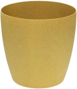 Кашпо ЭКО Магнолия 3л горчичный d17 купить