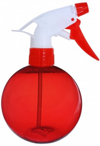 Флакон с распыл.,прозрач.шар красный  500мл купить