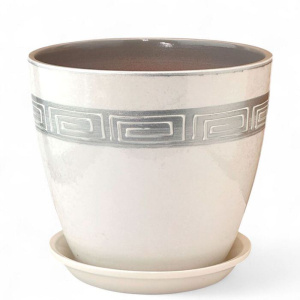 Горшок Роспись бутон меандр 3.2л 18см  купить