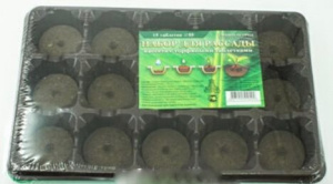 Набор для рассады с торф.табл. 55мм 15шт/15 купить