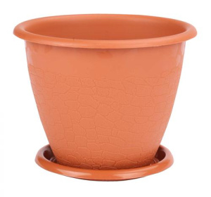 Горшок РОЗАЛИЯ 0,8л корич. м7425 купить