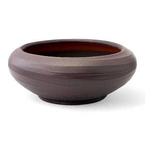 Кашпо Плошка Меренга баклажан 18см купить