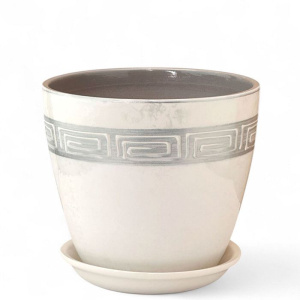 Горшок Роспись бутон меандр 1.7л 15см купить