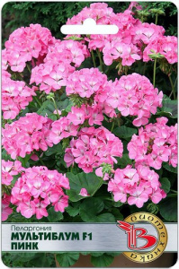 Пеларгония зональная Мультиблум F1 Пинк купить