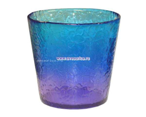 Кашпо Крок 160мм проз.син-фиол. купить