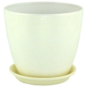 Горшок Глянец бутон жемчуг 5л 21см  купить