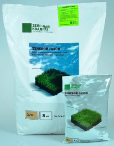 Газон ТЕНЕВОЙ Зеленый квадрат 1кг купить