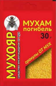 Мухояр гранулы от мух 30г купить