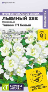 Львиный зев Твинни Белый Махровый  купить
