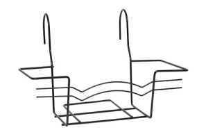Держатель для балконного ящика 40 см черный купить