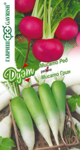 Редька Мисато Ред + Мисато Грин серия Дуэт  купить