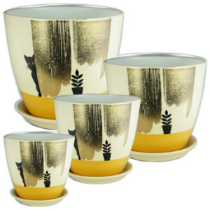 Горшок Паталь бутон котик 0.9л 1 из 4-х 12см  купить