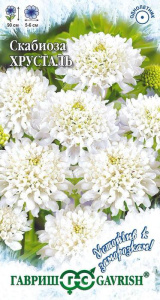 Скабиоза Хрусталь, пурпурная махровая  купить