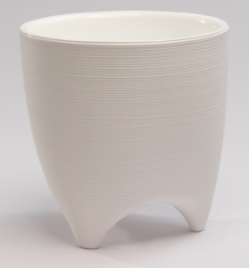 Кашпо Де Коста 2.25л белый, d16 h16 ДК16-10/10 купить