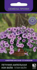 Петуния Изи Вейв F1 Плам Вейн ампельная  купить