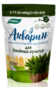 Акварин д/хвойных культур 0.5кг дой-пак купить