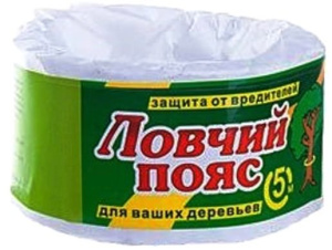 Ловчий пояс Широкий д/деревьев от садов. вредит  130*5м купить