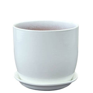 Горшок Глянец верона белый 11см купить