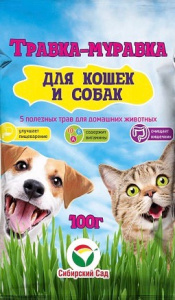 Трава для кошек и собак "Травка-муравка" купить