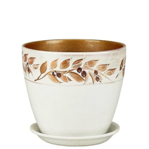 Горшок Роспись бутон Лаура  15см  купить