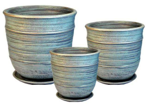 Цилиндр Волна зел. комплект из 3-х купить