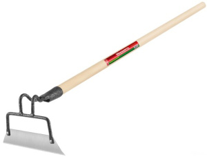 Тяпка нержавеющая сталь с черенком 200*60мм 1345-ч купить
