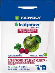 ФЕРТИКА Leaf Power ДЛЯ ПЛОДОВО-ЯГОДНЫХ КУЛЬТУР 15г купить