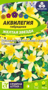 Аквилегия Желтая Звезда гибридная  купить