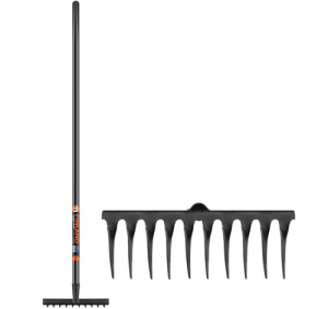 Грабли 10-зубые с черным черенком 1704-ч купить