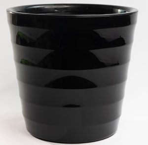 Кашпо Лаура 16.6л черный d30 купить
