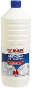 Средство для отбеливания, дезинфекции и уборки 1л БЕЛИЗНА-ГЕЛЬ,  LAIMA PROFESSIONAL 605378 купить