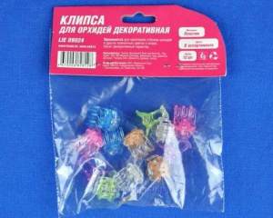 Клипса д/орхидей Роза (12шт) LIE09024 купить