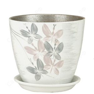Горшок Роспись бутон вальс 18см 3.8л купить