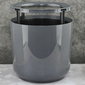 Кашпо Дельта 9.8л АНТРАЦИТ d25 h23 купить