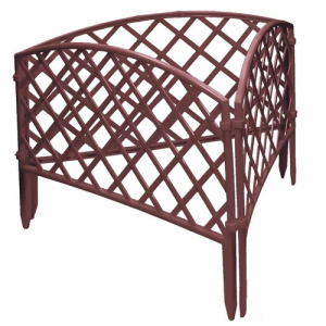 Забор декор. Сетка, 24 х 320 см, терракот 65026 купить