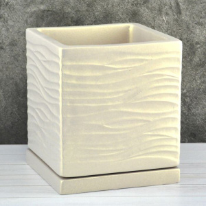 Волна бежевый кубик 15*15/h17см 2.6л купить