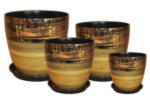 Бутон Ритм бронз. комплект из 4-х купить