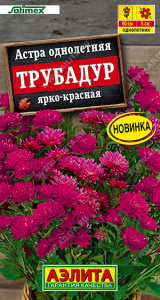 Астра Трубадур ярко-красная Satimex купить