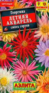 Георгина Летняя акварель,смесь  купить