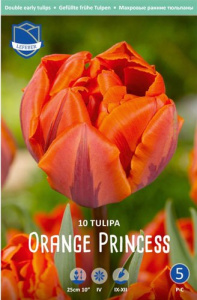 Тюльпан махровый ранний "Orange Princess" (1х10шт) купить
