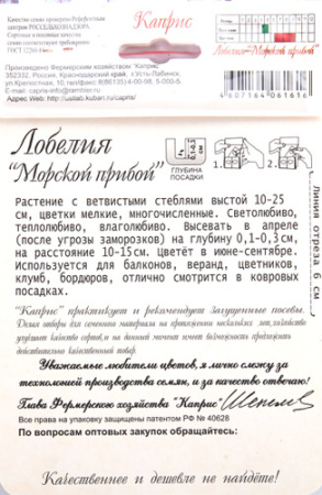 Лобелия Морской Прибой/1шт купить