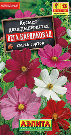 Космея Вега карликовый, смесь  купить