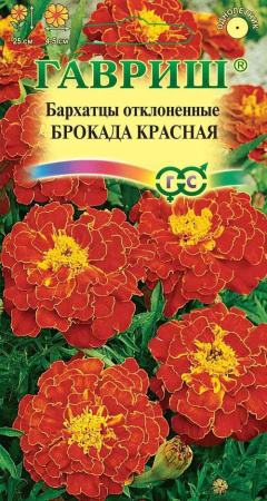 Бархатцы Брокада красные откл. купить