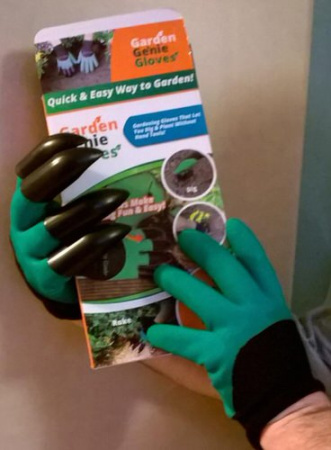 Перчатки садовые GARDEN GENIE GLOVES c когтями 1 пара купить