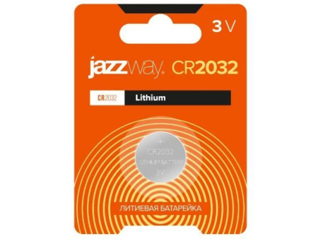 Батарейка CR2032 3V lithium 1шт JAZZWAY купить